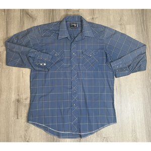VTG‎ Wrangler  Single Needle Tailoring Long Tails 17 X 34 Made in the U.S.A.